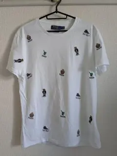 POLO RALPH LAUREN 刺繍ポロシャツ Mサイズ ホワイト