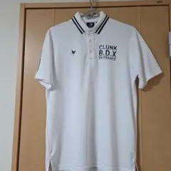 CLUNK ホワイト ポロシャツ M