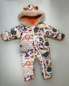 LITTLE BEAR CLUB フード付きベビー用ジャンプスーツ