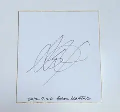 宮里藍直筆サイン色紙 宮里藍 サイン色紙 - メルカリ