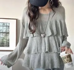 ⭐️美品⭐️ZOZOTOWN フリルニット