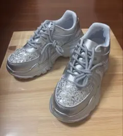 新品⭐︎ORTR / オリエンタルトラフィック 厚底スニーカー シルバー 24.5