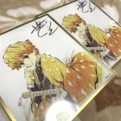 鬼滅之刃 WEBSHOP抽獎壓克力色紙 我妻善逸