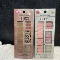 【新品】DASHING DIVA ネイルシール 2点 ダッシングディバ グロス
