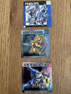 格安　元祖SDガンダム スナック 2弾 3枚セット　ステッカー　シール