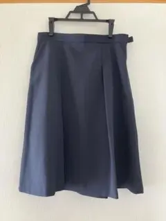 ru 膝丈スカート　紺