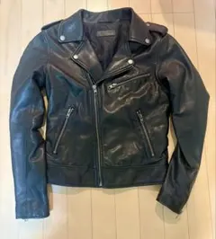 REHARD 黒 ダブルライダースジャケットブラック