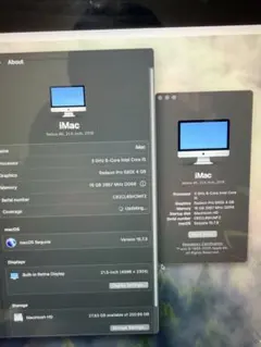 iMac Retina 4K 21.5インチ 2019