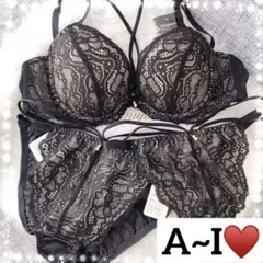 11/6再販❣️クロスコードレース♥️ブラ&フル&Tバック3点セット✨エメフィール系