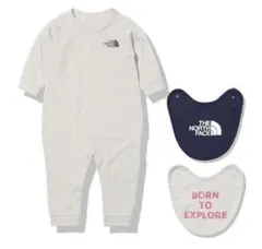 【SALE】美品THE NORTH FACE ベビーロンパース80サイズ