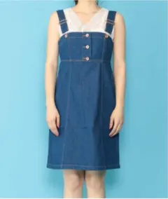 【新品タグ付き】DEICY ジャンパースカート デニムワンピースのサムネイル