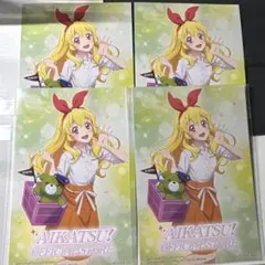 アイカツAikatsu! キャラクターカード 星宮いちご　3枚セット