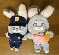 ズートピア ジュディ ぬいぐるみ マスコット 2種セット