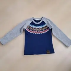 フェアアイル柄トレーナー 110㎝