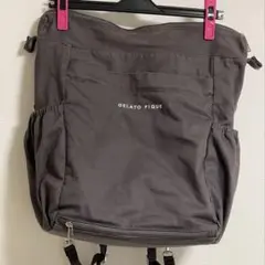 ジェラートピケ　マザーズバッグ リュック　チャコールグレー