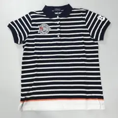 ★PEARLY GATES★美品♪ ストライプ ポロシャツ＆ロゴ入りポロシャツ PEARLY GATES ストライプポロシャツ サイズ6 - メルカリ