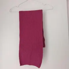 ピンク リブ編み マフラー★本日お値下げ中！