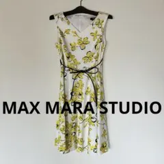 MAX MARA STUDIO 花柄ノースリーブワンピース
