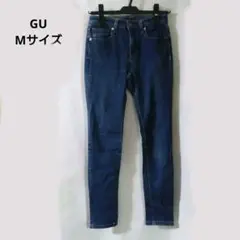 GU ダークブルー スキニーデニム タイトフィット サイズ64
