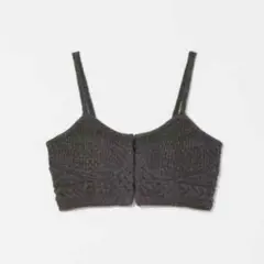 トップス eaphi MIX PATTERN KNIT BUSTIER eaphi】MIX PATTERN KNIT BUSTIER tops