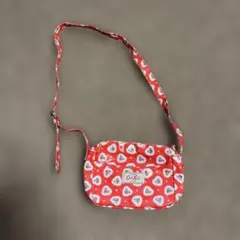 Cath Kids 赤　ハート柄ショルダーバッグ