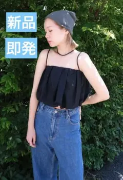 tope information tube top black チューブトップ - メルカリ