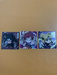ナルト　ウエハースシールセット　我愛羅　カンクロウ　テマリ　まとめ売り　URあり