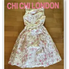 CHI CHI LONDON レース　ワンピース　花柄　チチロンドン