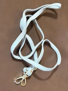 グレーショルダーストラップ ゴールド金具