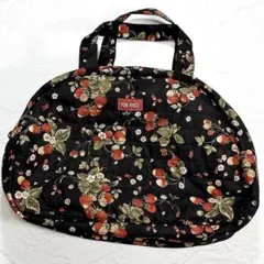 PINK HOUSE　ピンクハウス　いちご柄　キルティング　ボストンバッグ