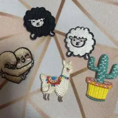 刺繍ワッペン5種セット