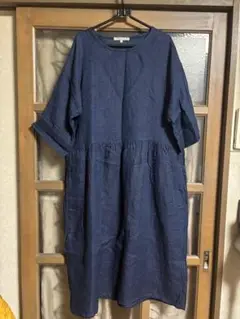 Vlas Blomme ヴラスブラム ⭐︎七分袖 ロングワンピース