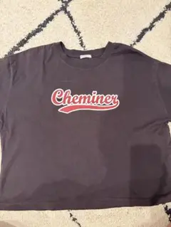 COLZA Cheminer ロゴ Tシャツ Lサイズ ダークブラウン
