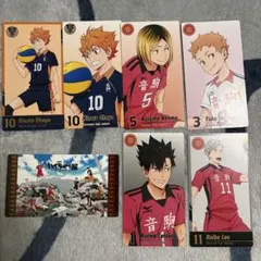 ハイキュー トレーディング チケット風カード 7枚セット