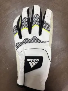 adidas ゴルフグローブ ホワイト/ブラック/イエロー