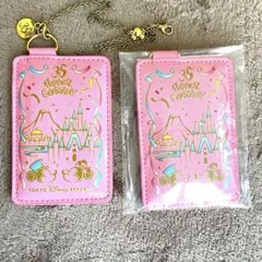 【新品2つセット】東京ディズニーリゾート 35周年記念 パスケース　JALコラボ