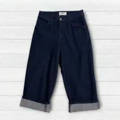 Wrangler ラングラー ワイドシルエットデニムパンツ インディゴ 38 Ｍのサムネイル