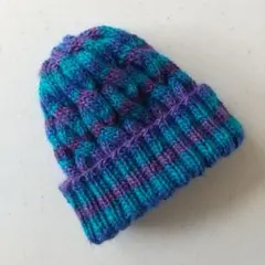 ニット帽 ウール100%