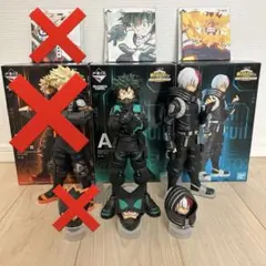 一番くじ　僕のヒーローアカデミア　緑谷出久　轟焦凍　2体セット WHM