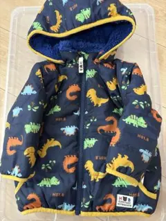 ホットビスケッツ　恐竜柄ジャンパー　80サイズ