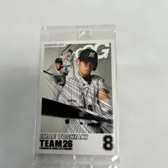 千葉ロッテ　今江敏晃 選手記念カード 背番号8