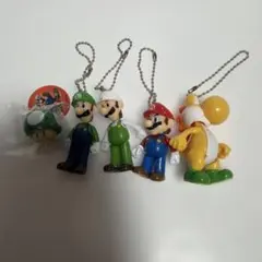 スーパーマリオ　スイングマスコット　他セット