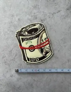 アイロンワッペン☆アメリカン雑貨　ドル札　アメカジ古着ストリート