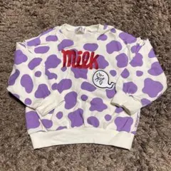 チロルチョコ　milk トレーナー 110サイズ