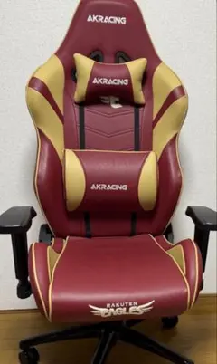 AKRacing 楽天イーグルス ゲーミングチェア クリムゾンレッド