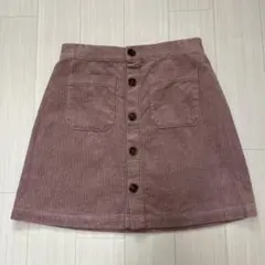 【earth music & ecology 】台形ミニスカートピンクベージュM