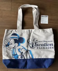 【新品未使用】ディズニーリゾート　トートバッグ　バケーションパッケージ　ミッキー