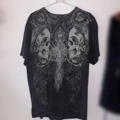 希少y2k midas スカルカットソーv系Tシャツarchive - メルカリ