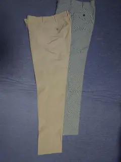 ユニクロ感動パンツ2本　ウエスト76 -レングス85 未使用