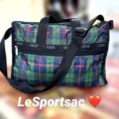 LeSportsac 2way ボストンバッグ チェック柄【ウィークエンダー】